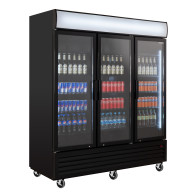 Réfrigérateur à boisson ECO 1 500 à portes battantes et tête déclairage